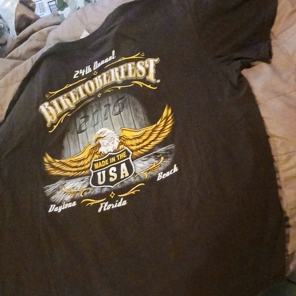 Biker Beer Fest 24th Annual 2016 Daytona Beach Florida t-shirt brand new - Picture 2 of 6